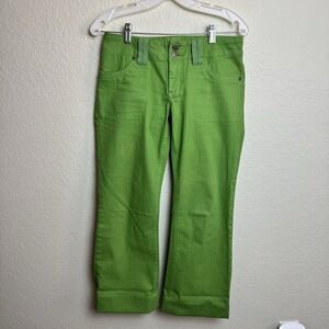 Miss‎ Me Women's Green Jeans Size S  Pockets *Hemmed